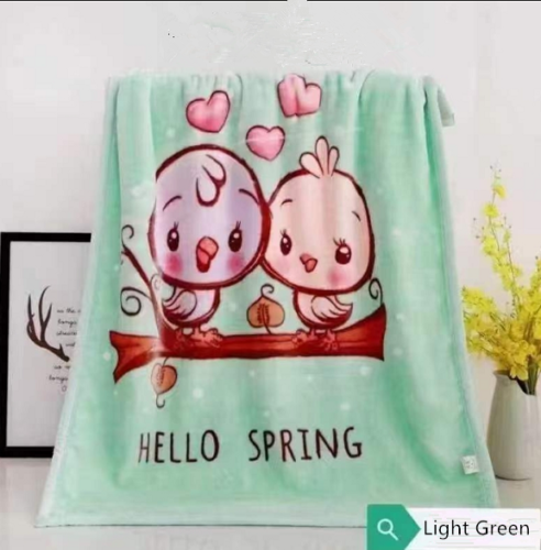 Soft Baby Size 110*140cm Multicolor 750GSM Mink Blanket Two Layers 1.2KG - Picture 5 of 5