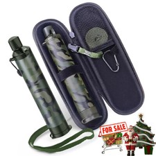 1-10Pack Personal Water Filter Straw Outdoor Portable Emergency Camping Hiking