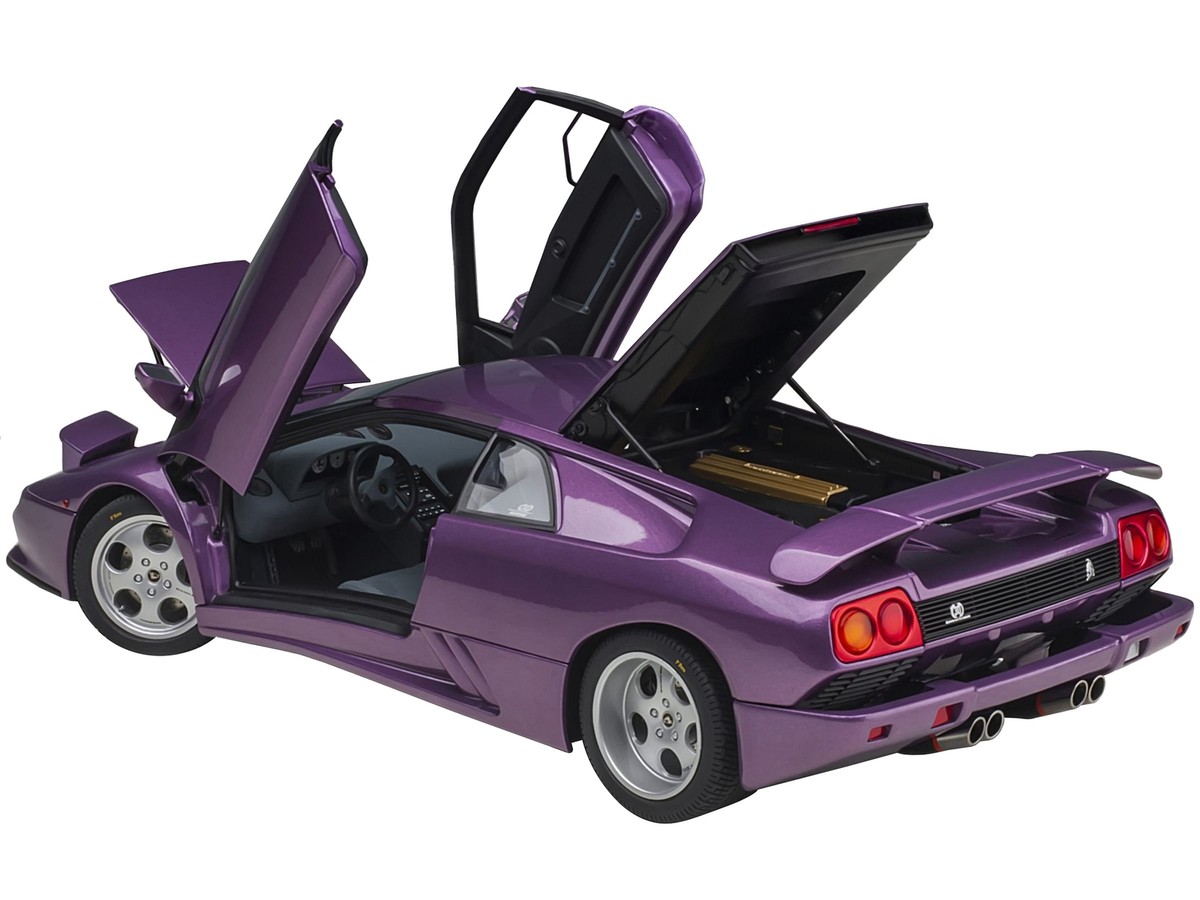 Lamborghini Diablo SE30 Viola Purple Metallic 1/18 Model Car