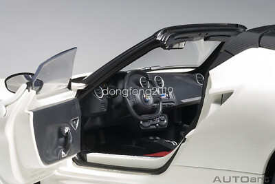 AUTOart 1/18 Scale Alfa Romeo 4C White Diecast Car Model | eBay