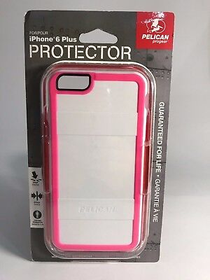 NEW Pelican Protector White and Pink Case iPhone 6/6s Plus (FREE  SHIPPING!!) | eBay