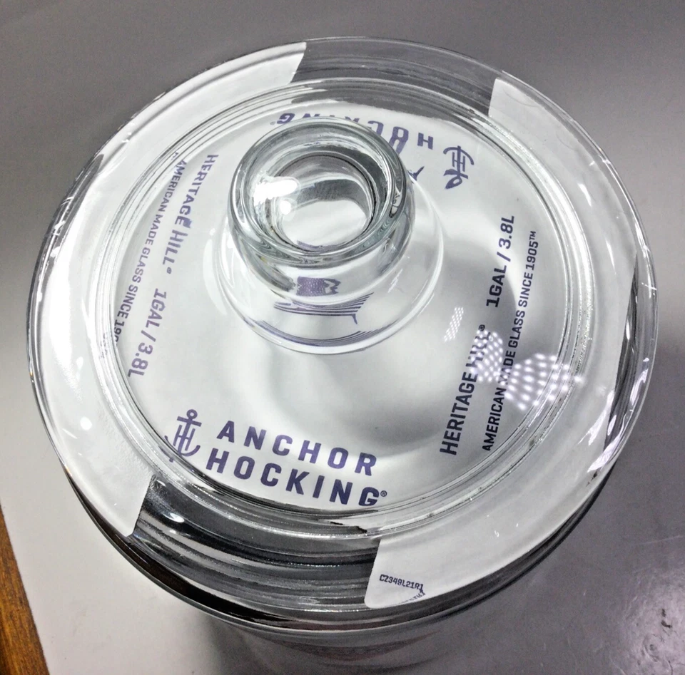 New Vintage style Toms Peanuts Decal on a New 1 GallonWide Mouth Glass Jar W/Lid - Image 3 of 4