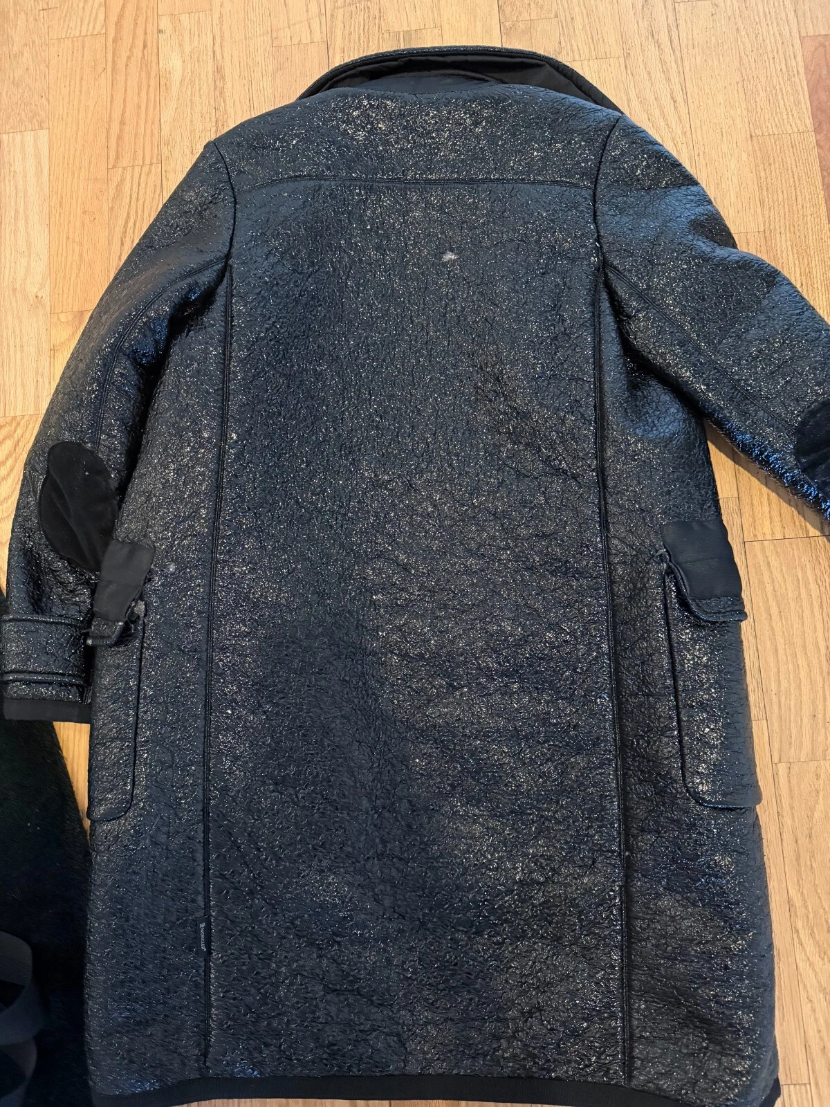 MONCLER DONNA PIUMINO NEUF NERO LUCIDO GIACCA CAPPOTTO TAGLIA 1