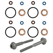 FÜR Audi VW Skoda 1.6 TDI Klammer 03L130277B Dichtungssatz Dehnschraube Injektor