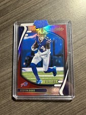 2021 Absolute STEFON DIGGS #/100 Mirror Spectrum Red Color Match Bills A3