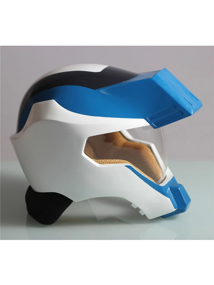 Gundam Kira Yamato Casco de Conductor Juegos con disfraces Casco de Motocicleta Halloween Juegos con disfraces Máscara Foto 3 de 4