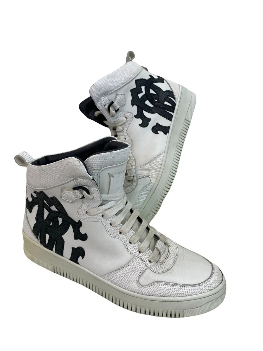 Roberto cavalli high top sneakers hotsell