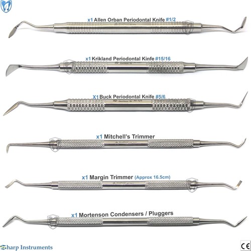 Structure Trimmer For Instrument Support Mitchell's Trimmer Periodontal Orban Krikland Buck Knives Dental ...