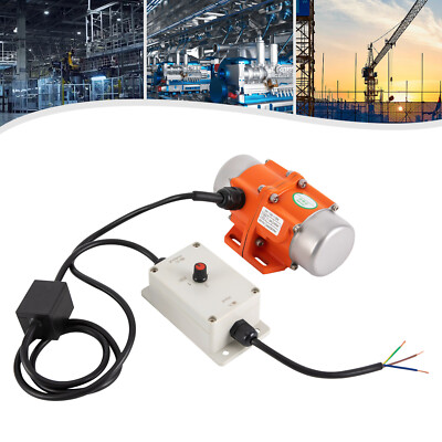 Single Phase Electric AC Vibration Motor As a Concrete Table Shaker 100W 110V