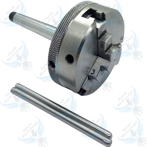 2-1/2"/65mm 3-Backen-Mini-Drehfutter mit MK1- und MK2-Aufnahmen - 第 5/8 張圖片