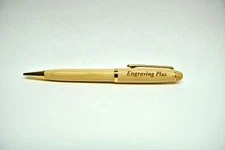 Personalized Maple Wood Ballpoint Pen Custom Laser Engraved