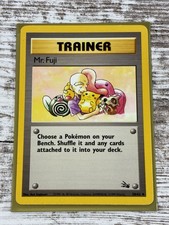 mr fuji pokemon card value Mr. 58/62 1st Edition PSA 6 style setup or your main portfolio Pokemon Card - Fossil 58/62
