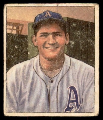 1950 Bowman #14 ALEX KELLNER  Philadelphia Athletics  VG (Corner Wear) Low # SP