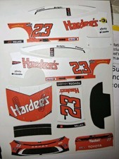 2026 Bubba Wallace Hardee's Throwback 1/64 Peel StickDecals