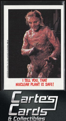 #ad #ad I Tell You That Nuclear Plant is Safe 1988 Topps Fright Flicks #22 $1.95