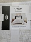 Luxury Hotel Collection – Windsor Silver/White Full/Queen Duvet Cover Mini Set — photo 10