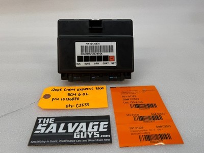 03-06 Chevrolet GMC Savana Express Body Kontrolle Modul Bcm 15136876