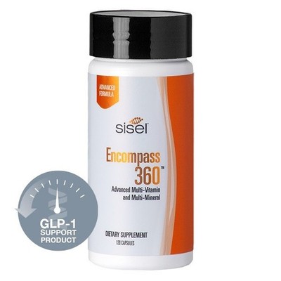 Sisel Encompass 360 Multivitamin Immune Energy Support 120 Capsules-NEW  
