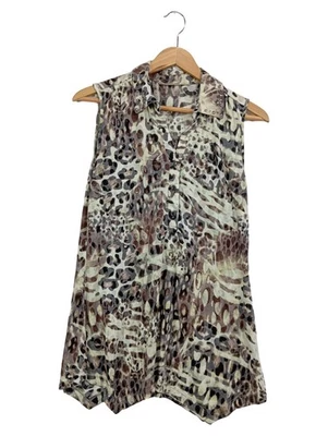 Canda Robe Chemisier Femme Multicolore Imprimé Animal (EU 38, INT M) - Photo 1/4