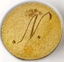 Mexican Wedding Token N-Struck on Mexico BU One Peso .720 Silver Coin