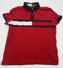 Tommy Hilfiger Men's Short Sleeve Polo Shirt Size Medium Pre Owned
