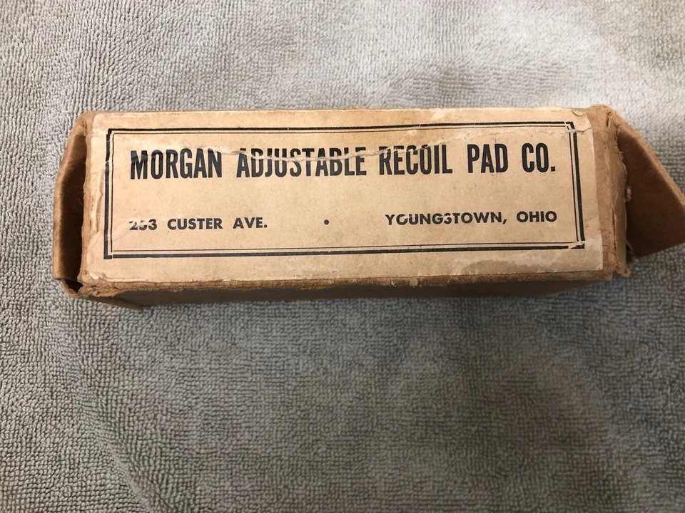 Almohadilla de retroceso ajustable Morgan--Almohadilla de retroceso ajustable MORGAN VINTAGE recta nueva de Lote Antiguo Foto 2 de 4