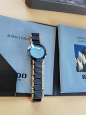 Rado Diastar Coupole Bleue  montre Bracelet 23mm boite et documents full set 
