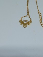 Image of Gold Plated Bee Necklace