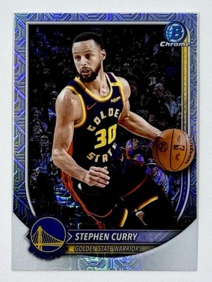 2025-26 Bowman Basketball Stephen Curry #BCV-115 Mojo Refractor SP Warriors