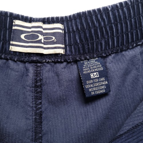 Vintage OVP Shorts Herren 34 Cord Ozean Pazifik Blau Strand Retro Dogtown Surf Reißverschluss - Bild 4 von 10