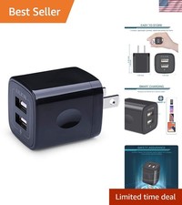 Universal 2-Port USB Wall Charger - Reliable Fast Charging for Home  Travel