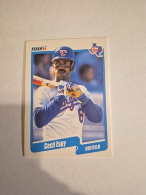 Cecil Espy 1990 FLEER #295 FREE SHIPPING