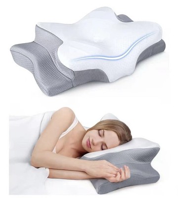 Pillow Cervical Memory Anti Snore Ergonomic Premium Neck Pain Relief Memory Foam