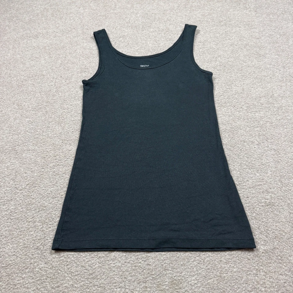 Camisa para mujer Mossimo talla M negra sin mangas Babydoll vintage Y2K de colección Foto 2 de 4