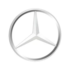 New Fit For Mercedes-Benz Chrome Star Trunk Emblem Badge 90mm(2107580058) SLIVER