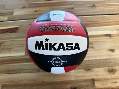 Mikasa VQ2000 Plus Black Red White Competition Volleyball