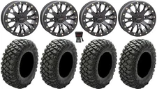 System 3 SB-4 Black (4+3) 15" Wheels 30" Crawler XG Tires Renegade Outlander