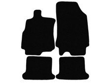 Veloursfußmatten für Renault Megane III cabrio 2008-2015 , Schwarz x14 Rand