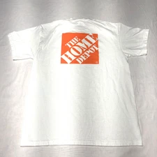 The Home Depot Contractor Services White T-Shirt Size M (NEW)