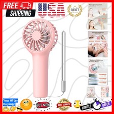 Mini Portable Fan Handheld, Lash Fan 12H Max Cooling Time 3 Speed USB C Rec...