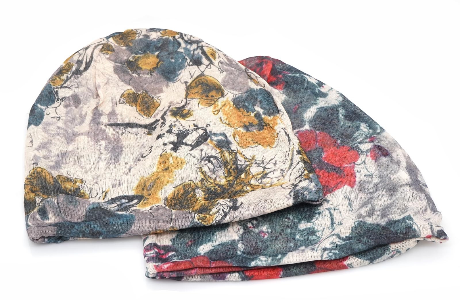 Women's Cap Chemo Hat Slouchy Headwear Head Wraps Crab Hats 2pcs Tin... image 4