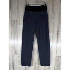 Prana Summit Pants Size Small Gray Yoga Activewear Hiking Stretchy Straight Leg