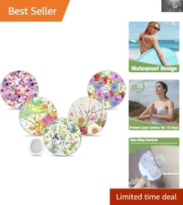 20 Waterproof Adhesive Patches for Dexcom G7 & Stelo - Floral & Skin-Friendly