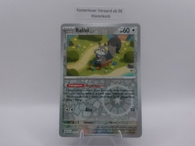 Raffel 151/198 Karmesin und Purpur Pokemon Reverse Holo NM Deutsch