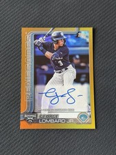 George Lombard Jr. Auto Gold 2025 Topps Pro Debut #PD-41 Gold Foil /50 (RC)