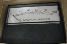 API AJ-3602-0000 Panel Meter 0-100 DC Microamperes
