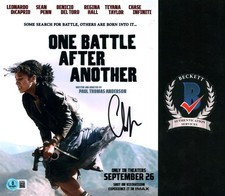 Chase Infiniti Signed Autographed One Battle After Another 8x10 Photo BAS COA
