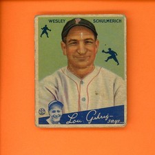 1934 Goudey Baseball Cards 17