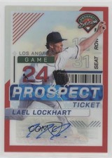 2024 Prospect Edition Red Prizm Signatures /199 Lael Lockhart Jr #167 Auto 19l7