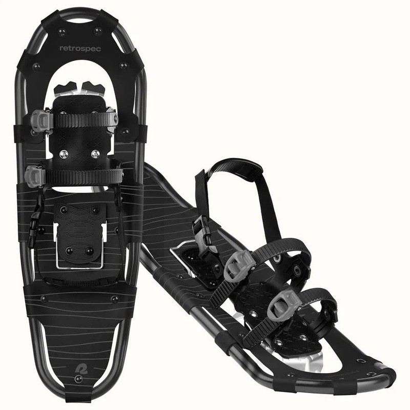 Retrospec Drifter Snowshoes for Unisex - Aluminum Alloy Frames 8"x21" 80-120 Lbs